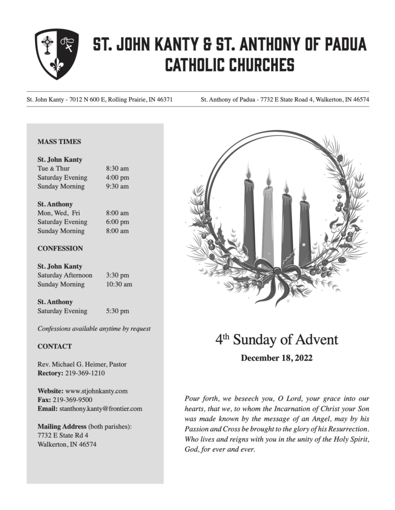 4th Sunday of Advent