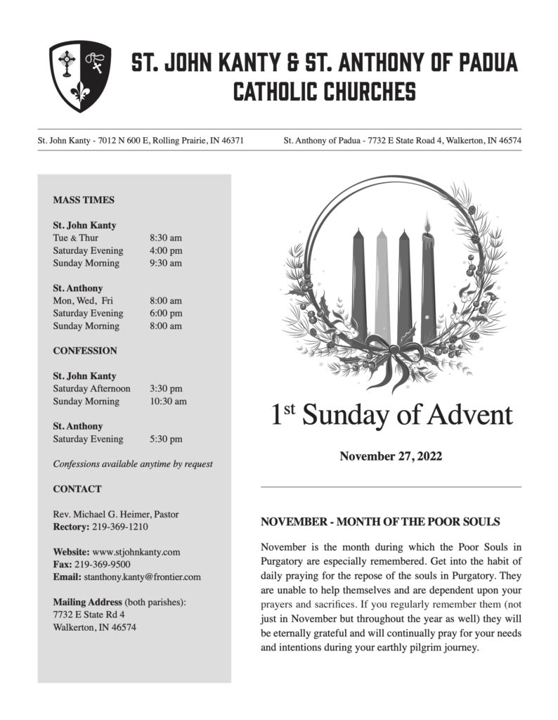 1st Sunday of Advent